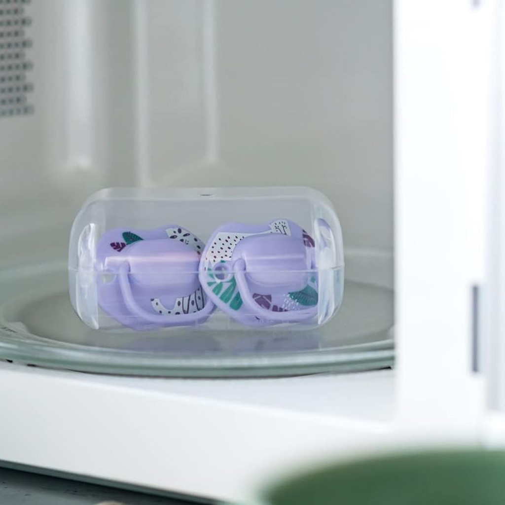 Tommee Tippee Moda Soother In Purple Color For 6-18 Months Infant, Pack of 2's