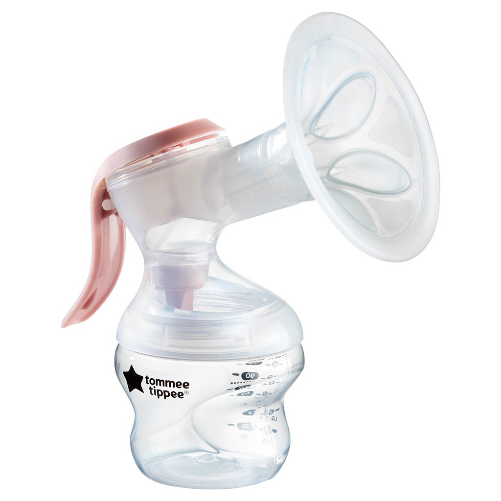 Tommee Tippee Made For Me Single Manual Breast Pump-Pink Color