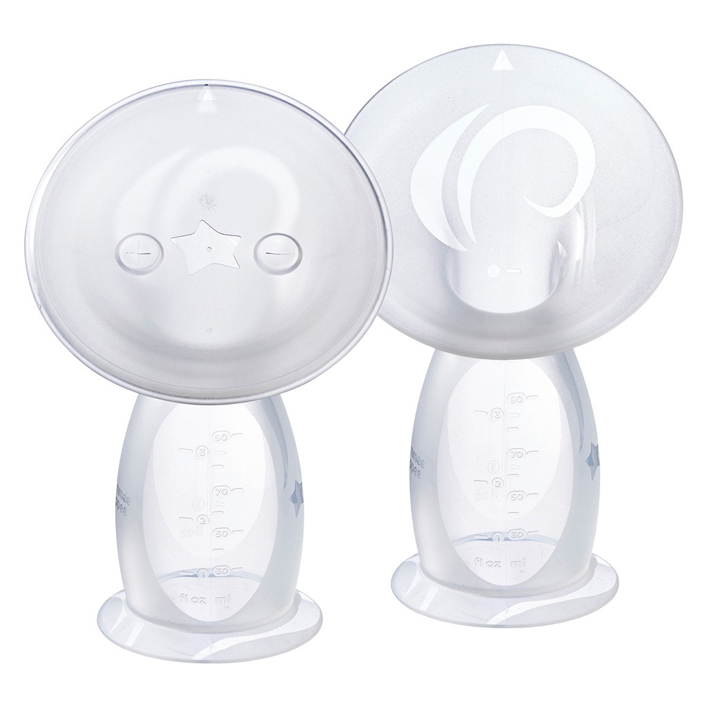 Tommee Tippee Silicone Manual Breast Pump & Let Down Catcher Set