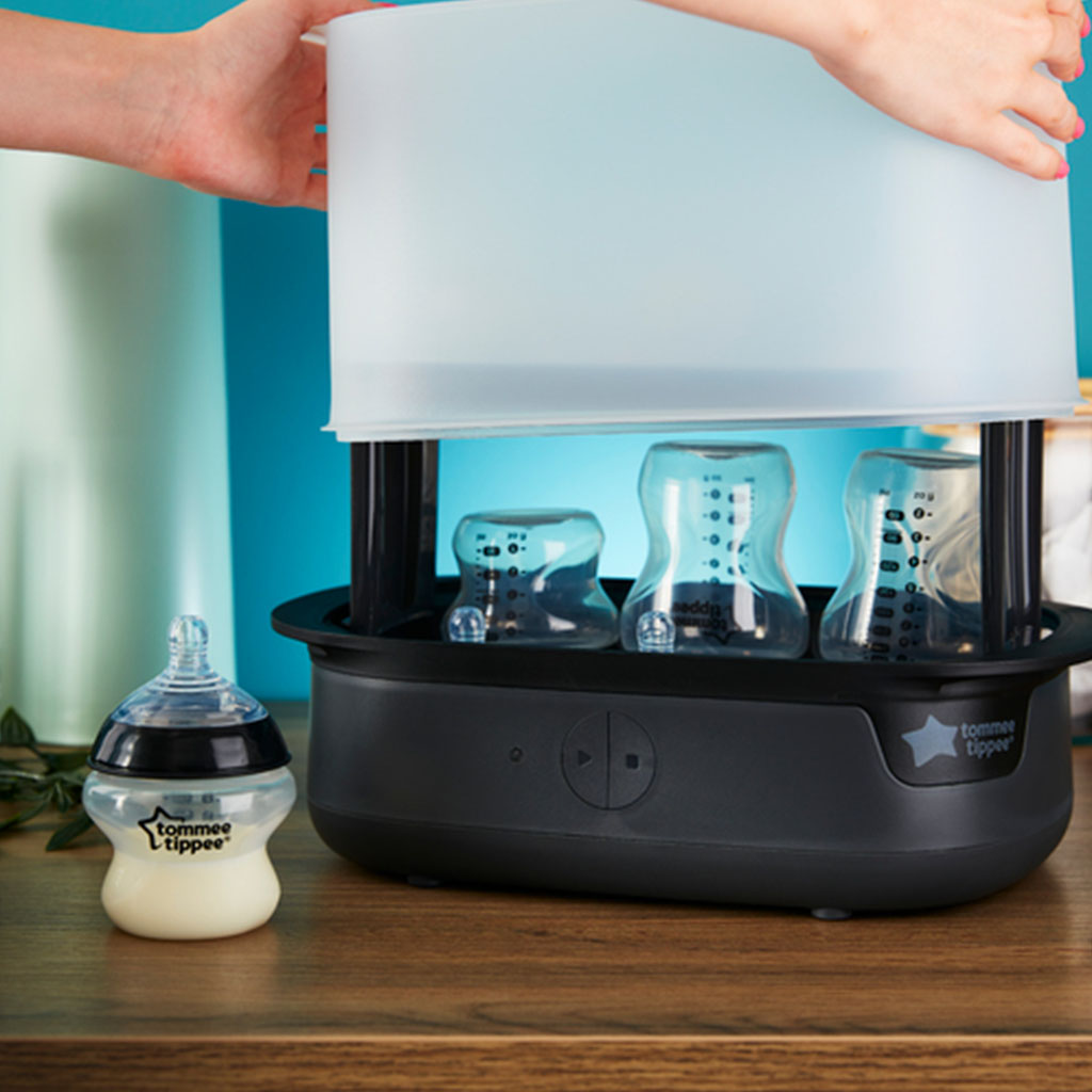 Tommee Tippee Super Steam Advanced Electric Sterilizer - Black Color