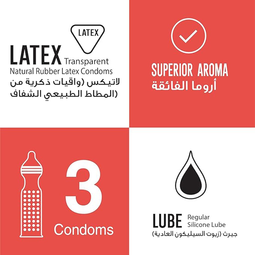 Wolaid Ultra Thin Condoms, Pack of 3's