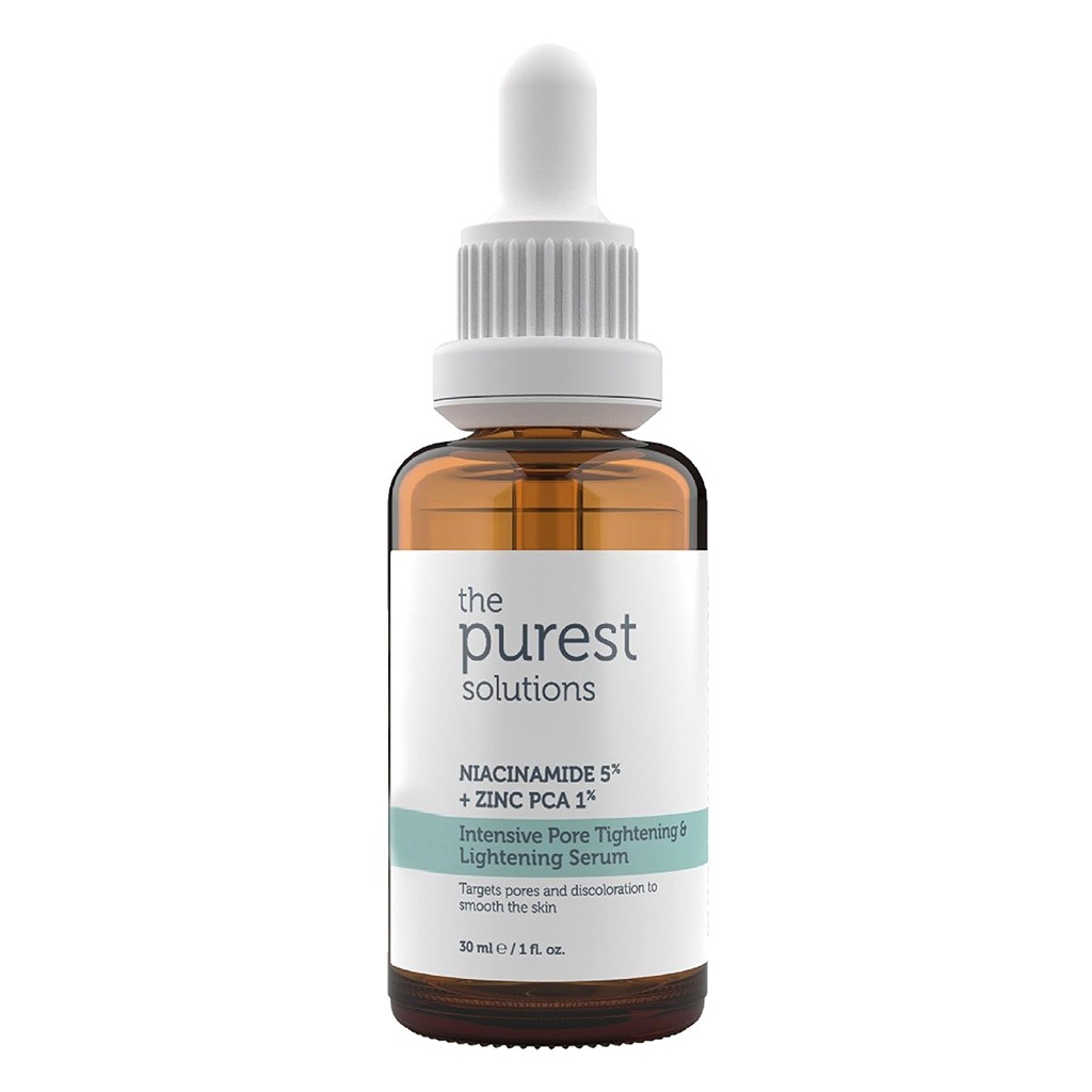 The Purest Solutions Niacinamide 5% + Zinc PCA 1% Intensive Pore Tightening & Lightening Facial Serum 30ml