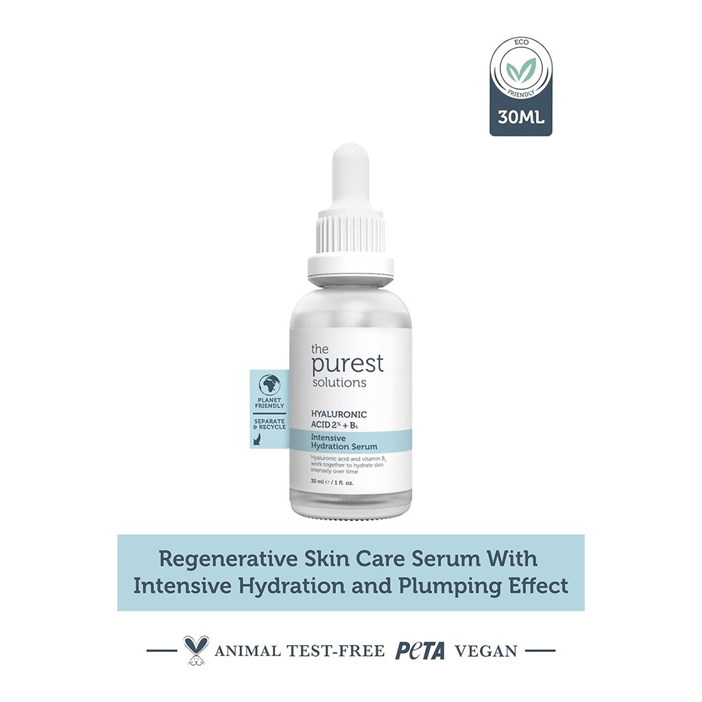 The Purest Solutions Hyaluronic Acid 2% + B5 Intensive Hydration Facial Serum 30ml