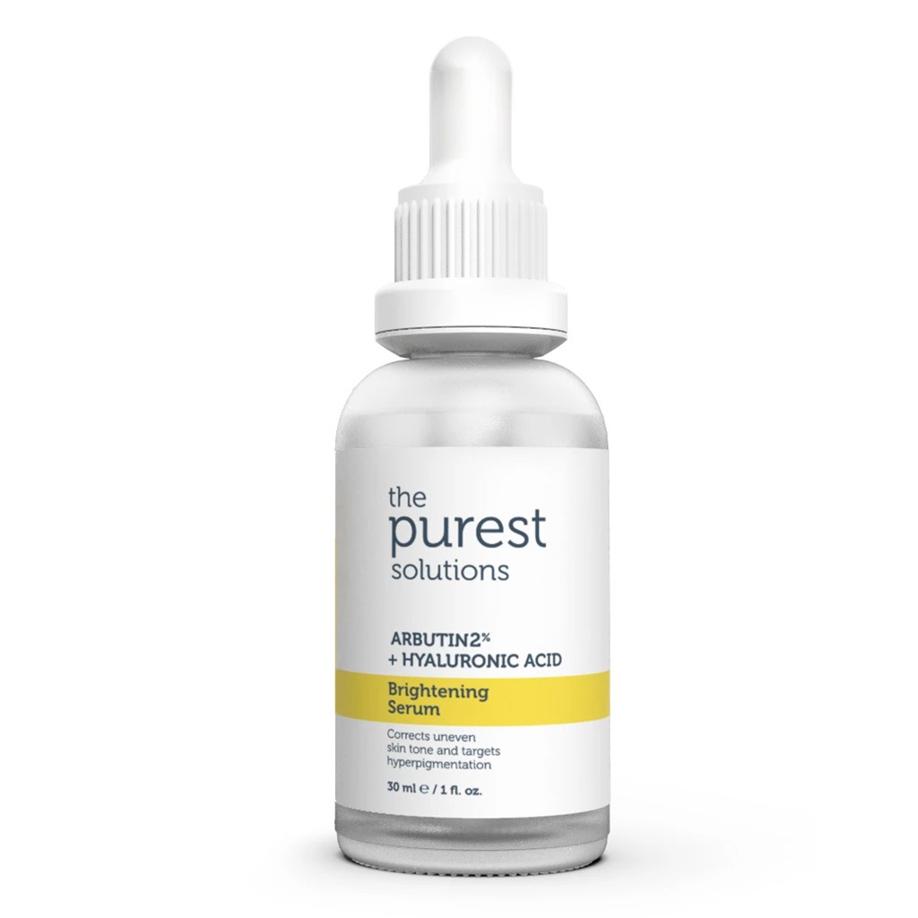 The Purest Solutions Arbutin 2% + Hyaluronic Acid Brightening Facial Serum 30ml