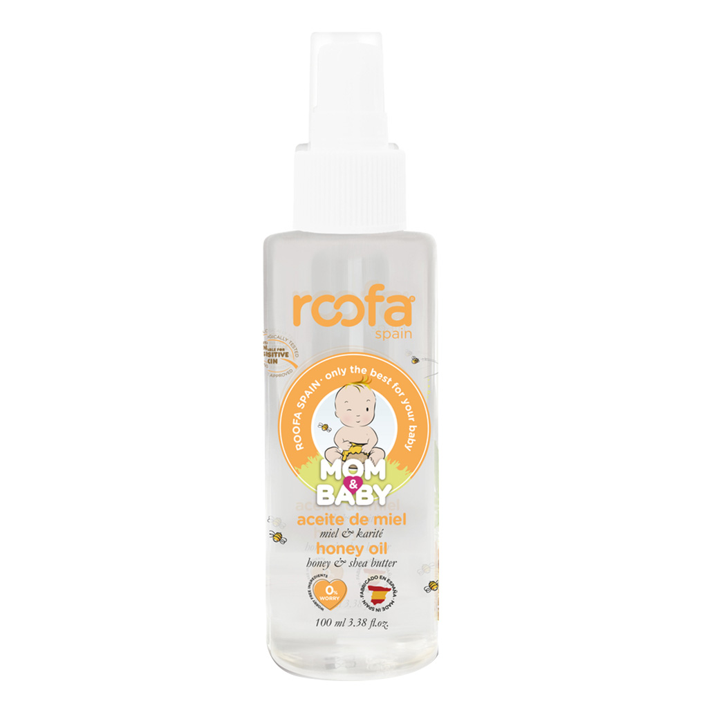 Roofa Baby Honey Massage Oil With Shea Butter For Sensitive Skin 100ml