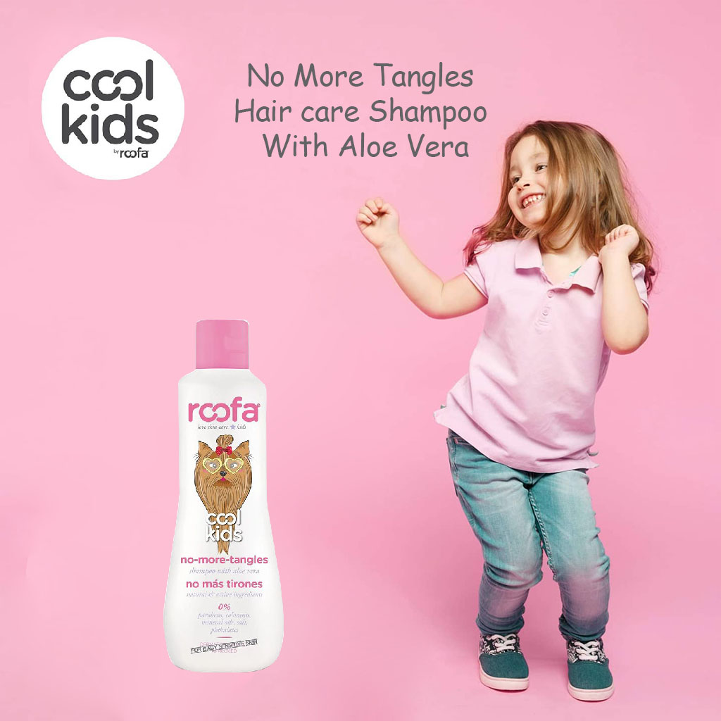 Roofa Cool Kids No More Tangles Hair care Shampoo With Aloe Vera 300ml