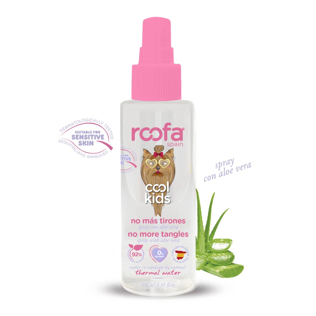 Roofa Cool Kids No More Tangles Hair Spray With Aloe Vera 100ml