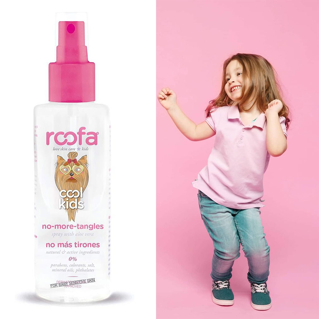 Roofa Cool Kids No More Tangles Hair Spray With Aloe Vera 100ml