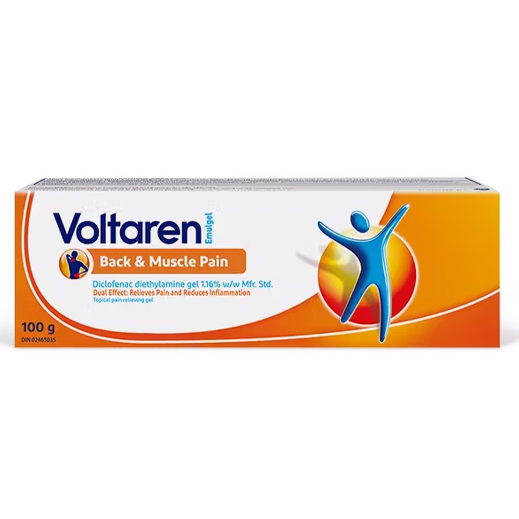 Voltaren Diclofenac Emulgel For Back Pain & Muscle Pain With No Mess Applicator 100g