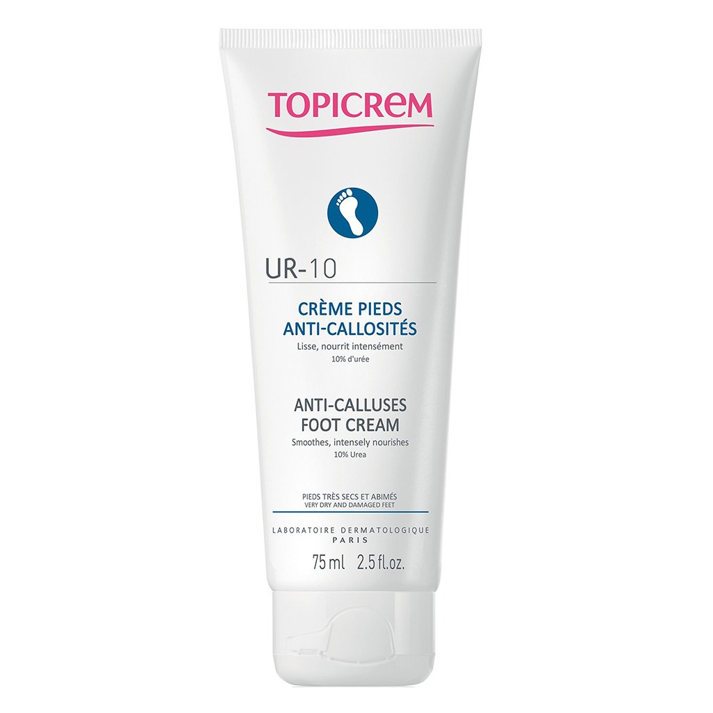Topicrem UR 10 Anti-Callus Foot Cream For Very Dry And Damaged Feet 75ml