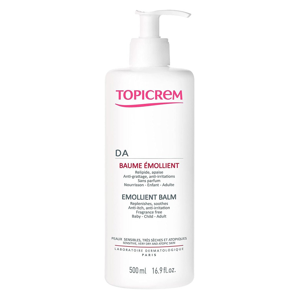 Topicrem DA Emollient Balm For Sensitive, Atopic & Very Dry Skin 500ml