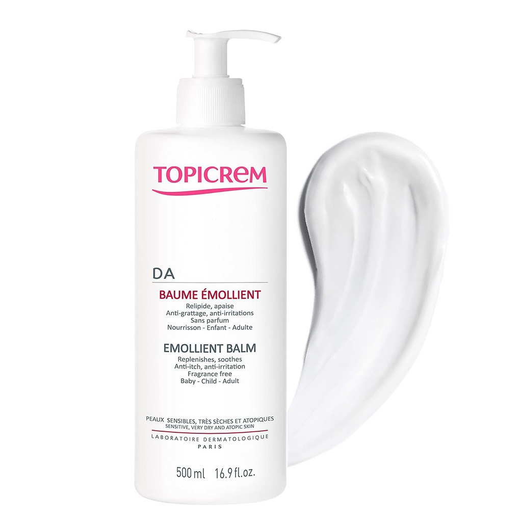 Topicrem DA Emollient Balm For Sensitive, Atopic & Very Dry Skin 500ml