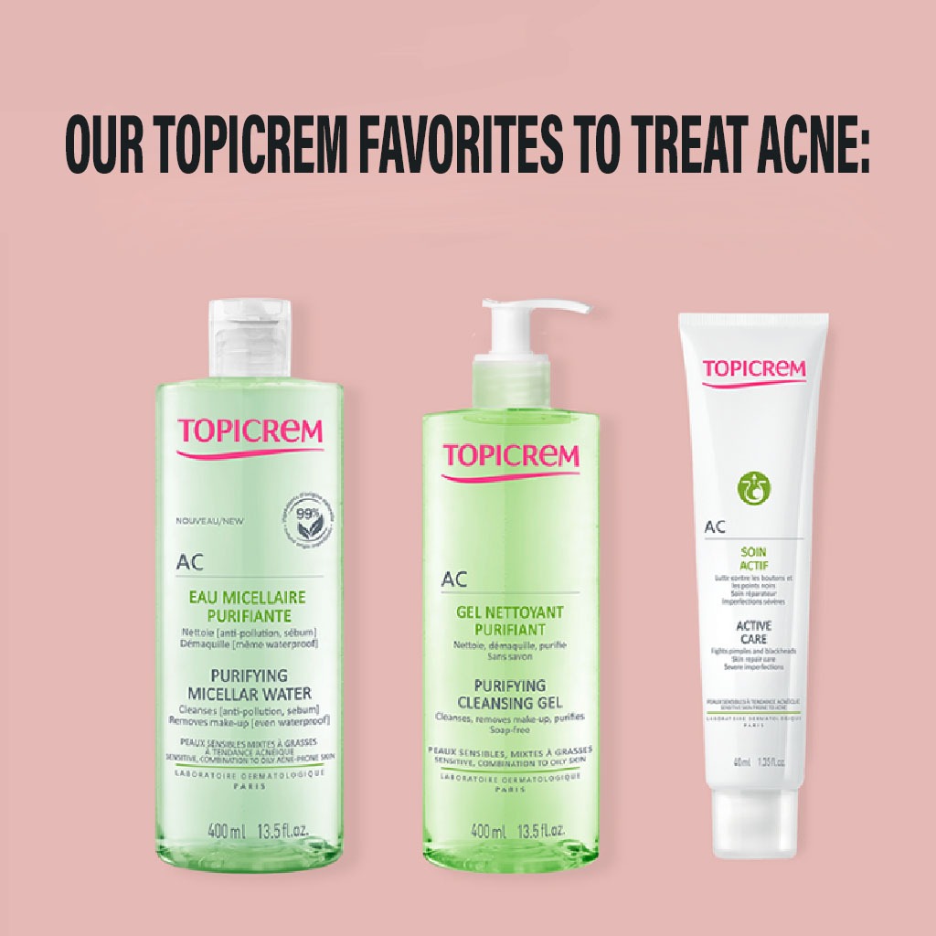 Topicrem AC Purifying Face Cleansing Gel For Sensitive, Combination & Oily Skin 400ml