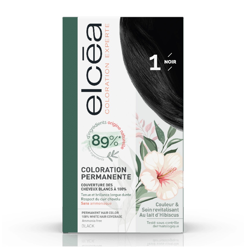 Noreva Elcea Coloration Experte Permanent Hair Color - 1 Black
