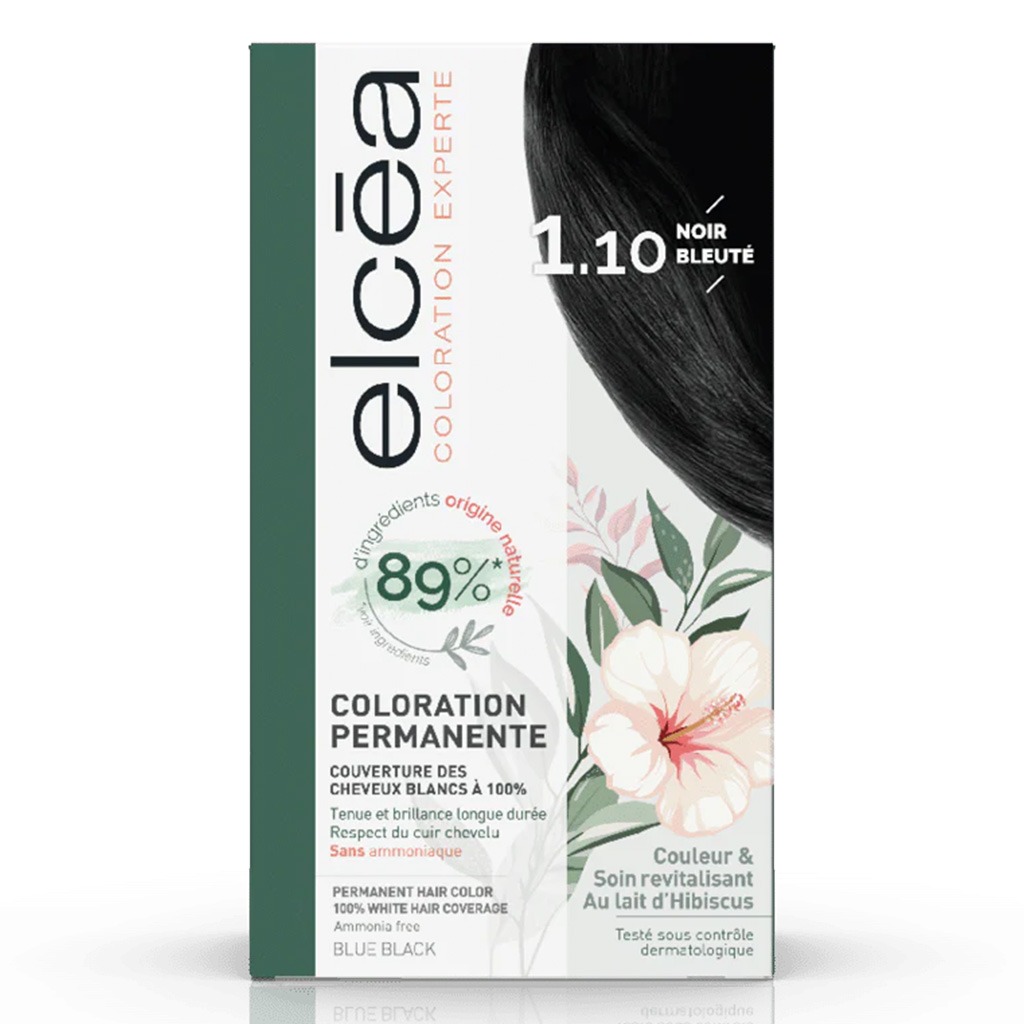 Noreva Elcea Coloration Experte Permanent Hair Color - 1.10 Blue Black