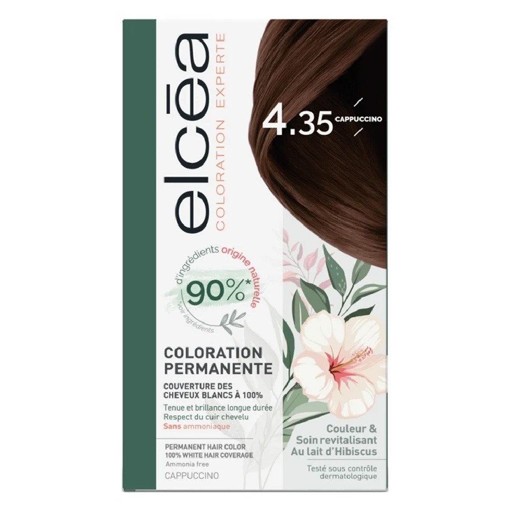Noreva Elcea Coloration Experte Permanent Hair Color - 4.35 Cappuccino