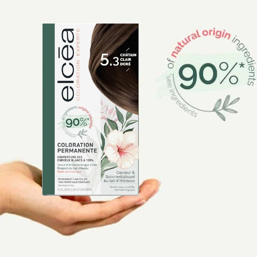 Noreva Elcea Coloration Experte Permanent Hair Color - 5.3 Golden Light Brown