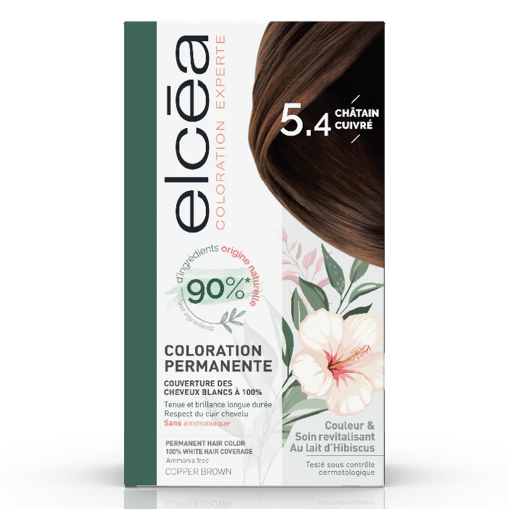 Noreva Elcea Coloration Experte Permanent Hair Color - 5.4 Copper Brown