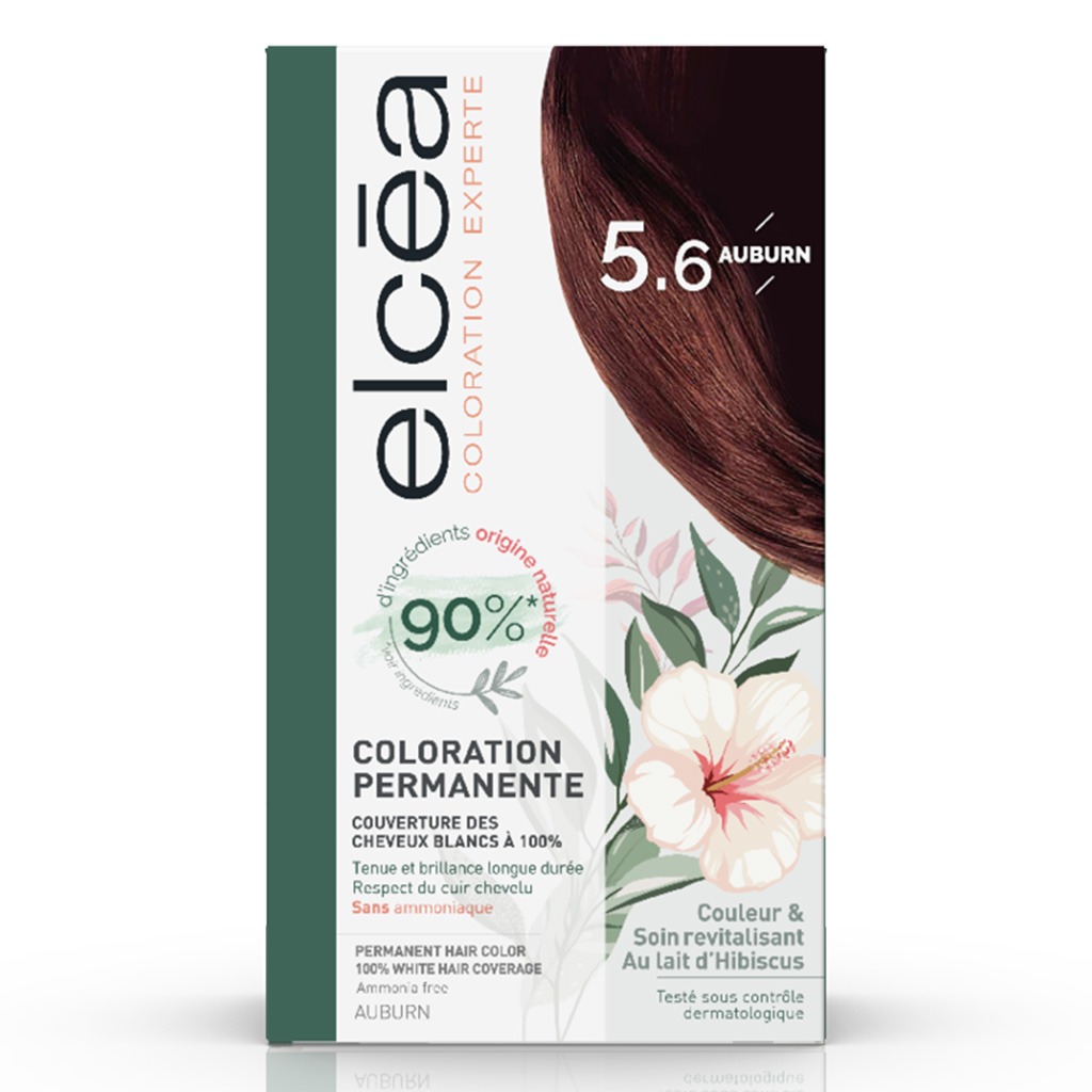 Noreva Elcea Coloration Experte Permanent Hair Color - 5.6 Auburn