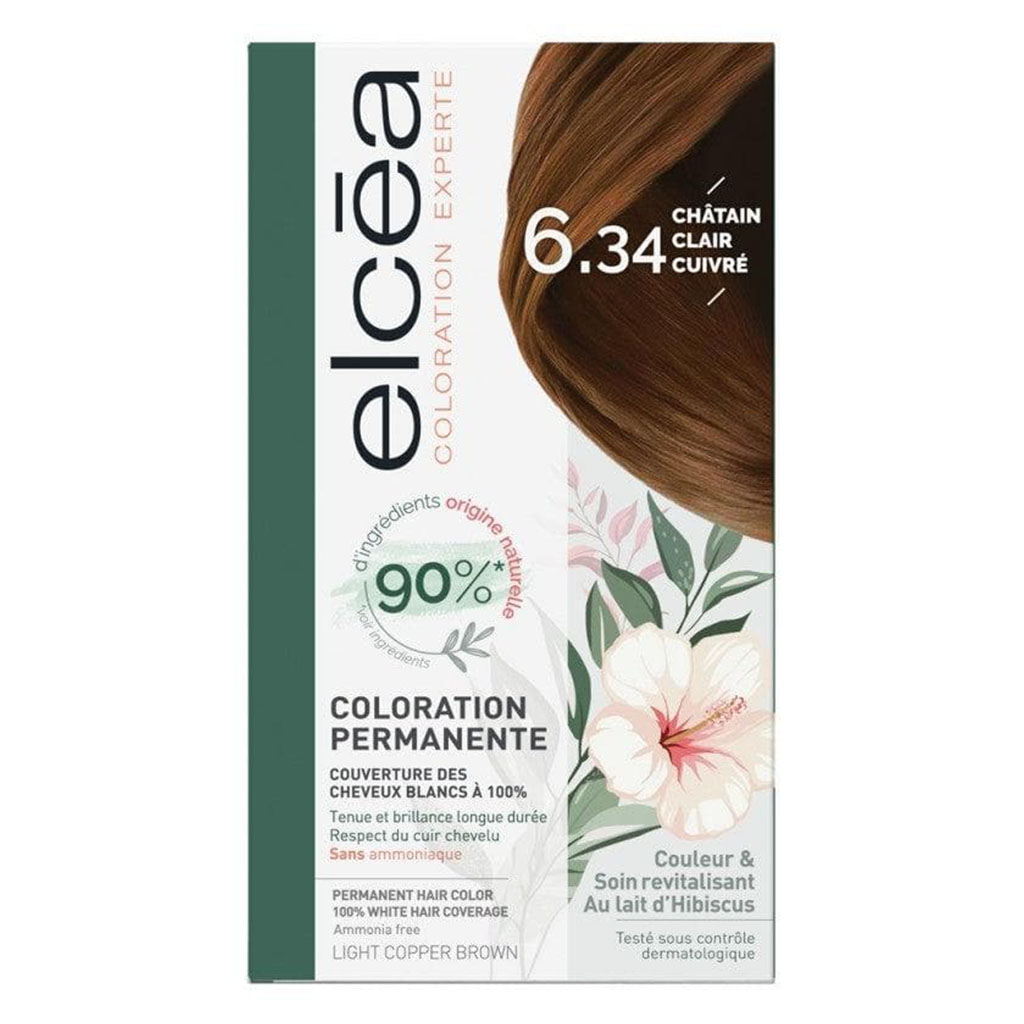 Noreva Elcea Coloration Experte Permanent Hair Color - 6.3 Light Copper Brown