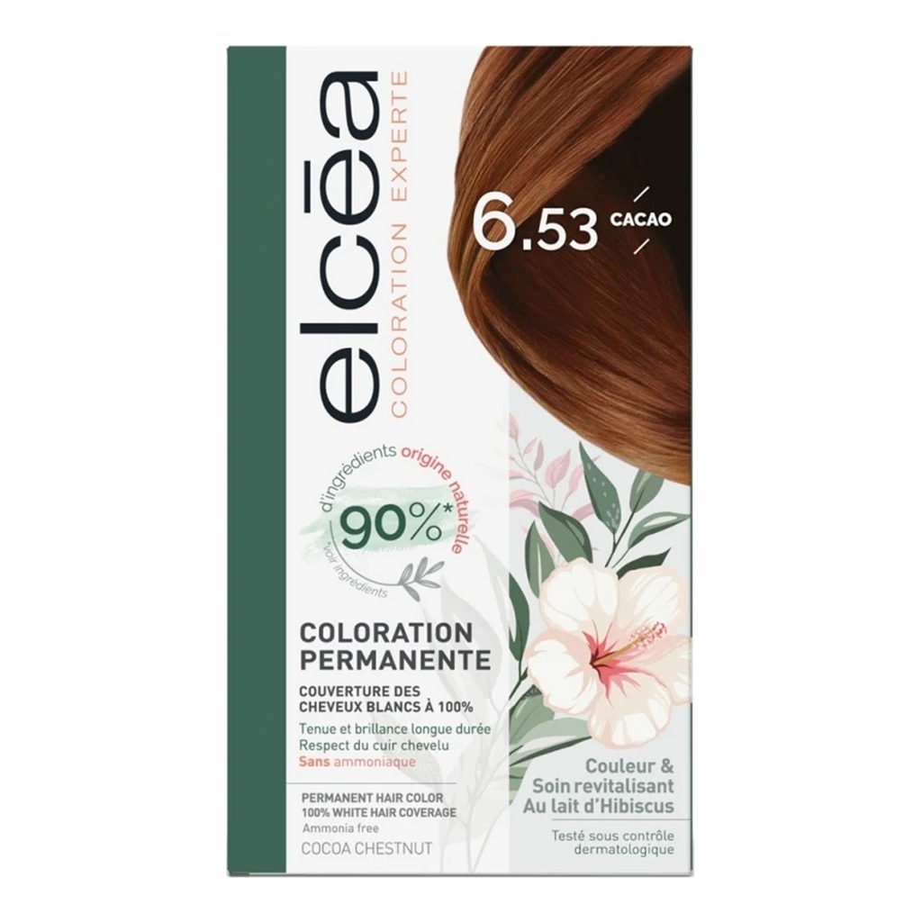 Noreva Elcea Coloration Experte Permanent Hair Color - 6.53 Cocoa Chestnut