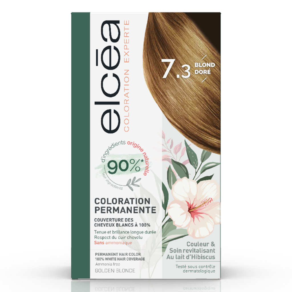 Noreva Elcea Coloration Experte Permanent Hair Color - 7.3 Golden Blonde