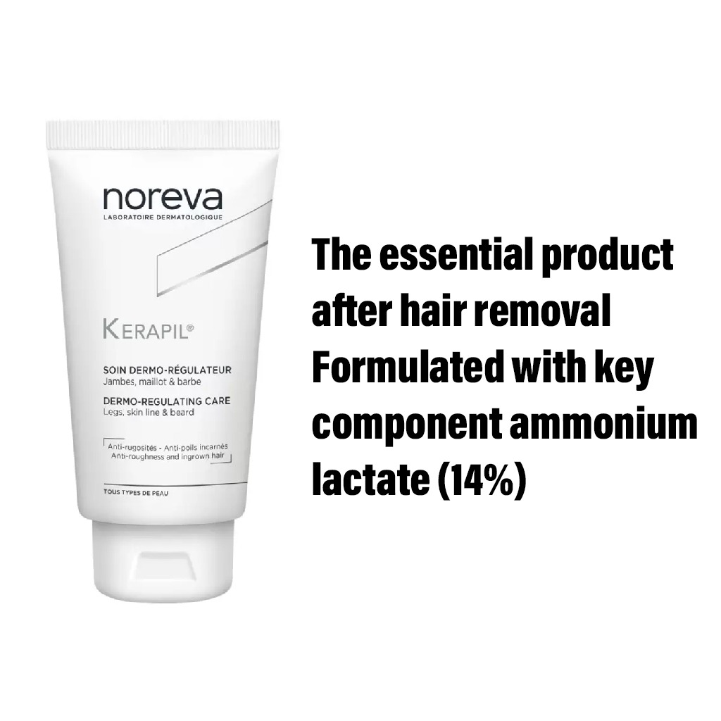 Noreva Kerapil Dermo-Regulating Care Cream For Skin Roughness And Ingrown Hair 75ml