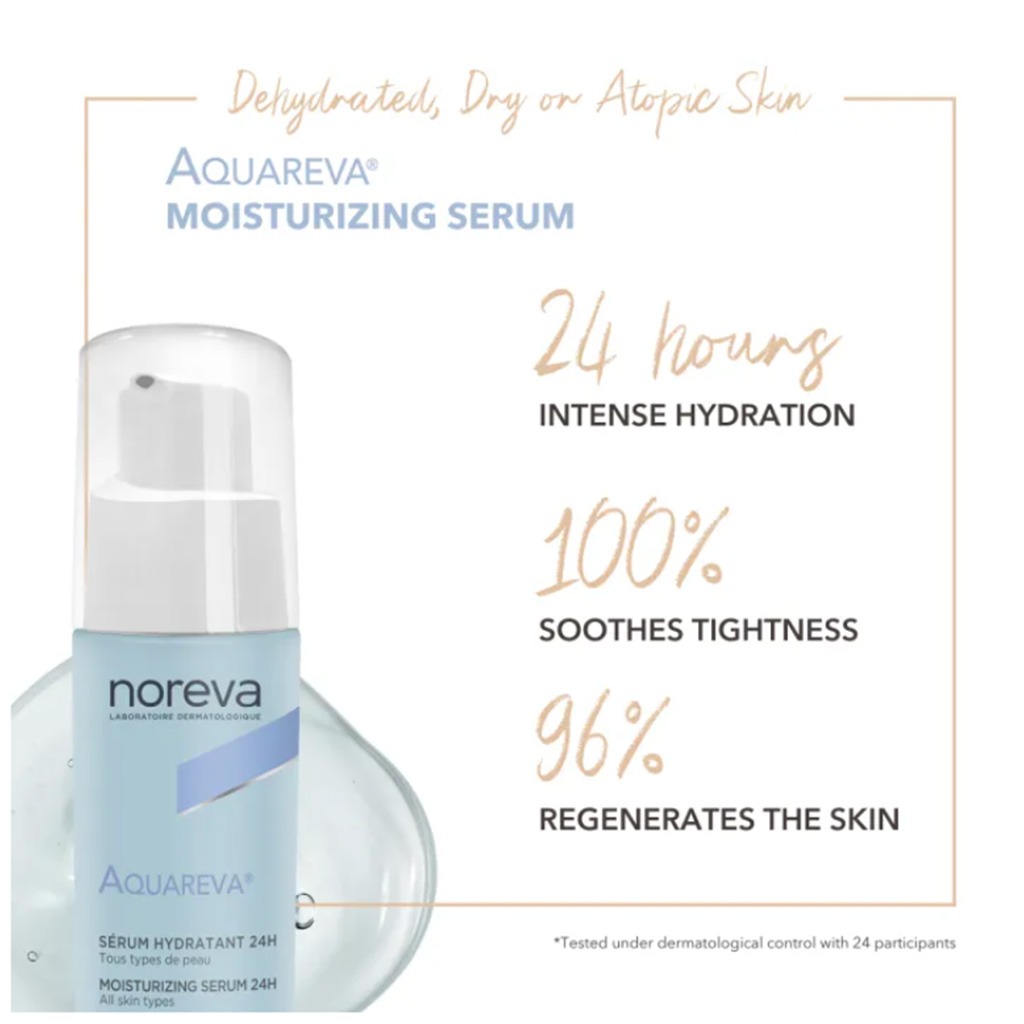 Noreva Aquareva 24-Hour Moisturizing Serum For All Skin Types 30ml