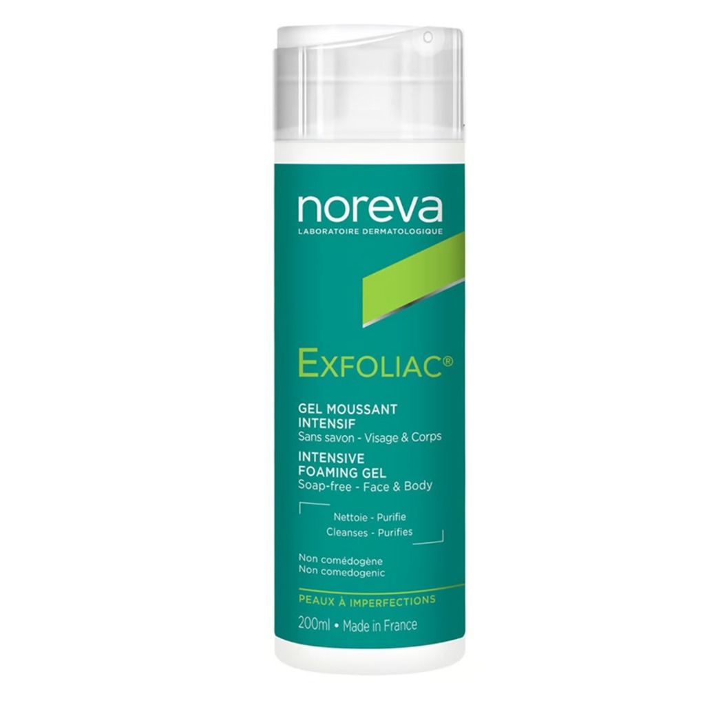 Noreva Exfoliac Intensive Foaming Gel For Face & Body 200ml