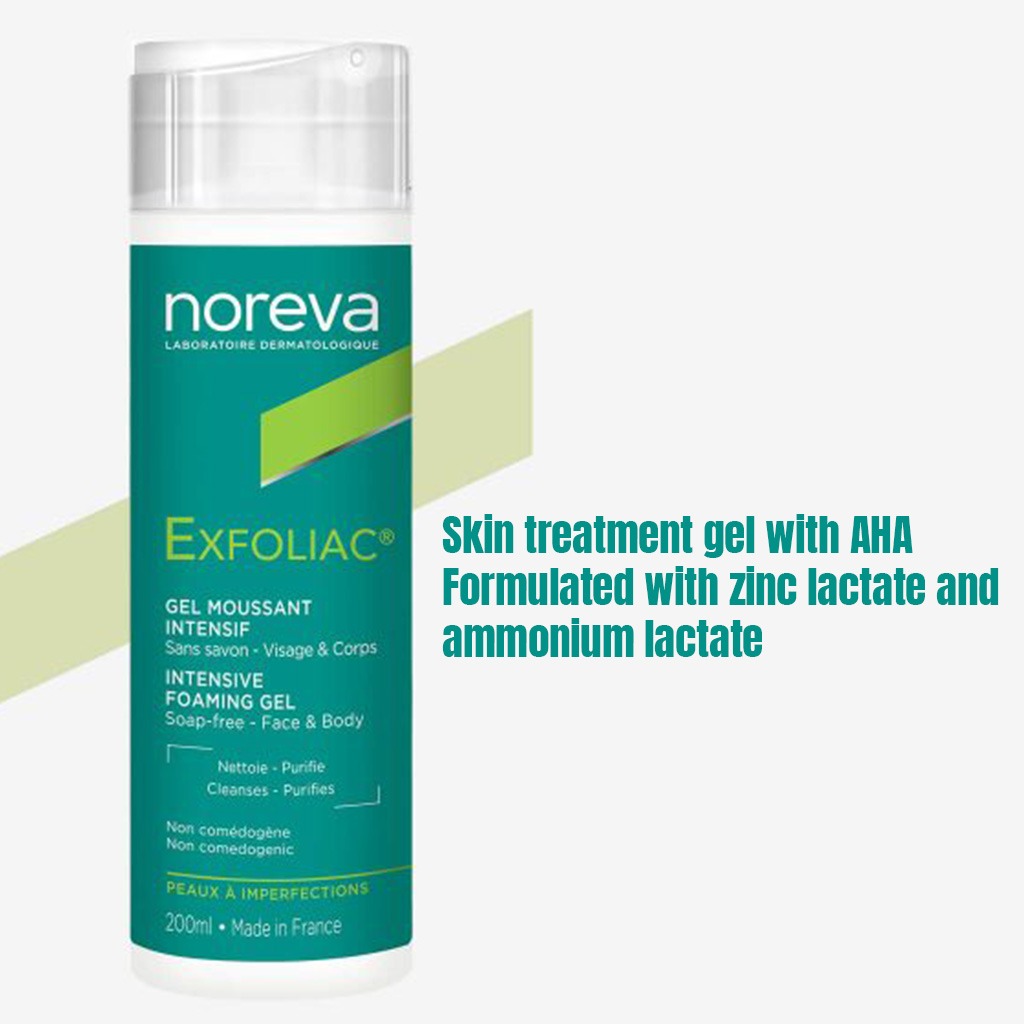 Noreva Exfoliac Intensive Foaming Gel For Face & Body 200ml