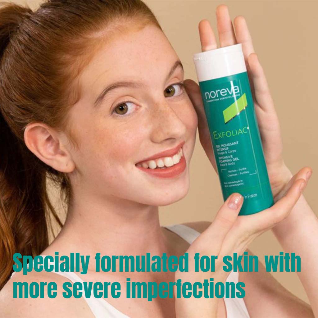 Noreva Exfoliac Intensive Foaming Gel For Face & Body 200ml