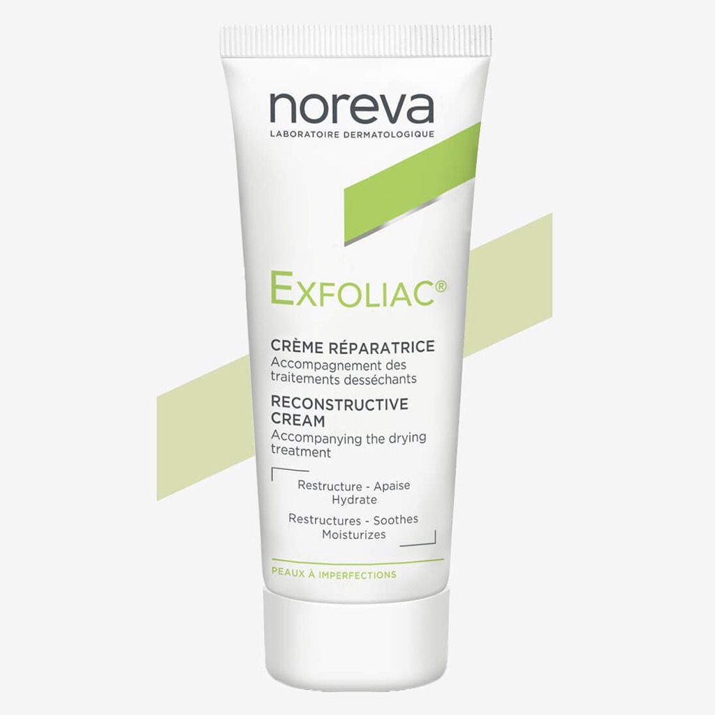 Noreva Exfoliac Reconstructive Moisturizing Face Cream 40ml 