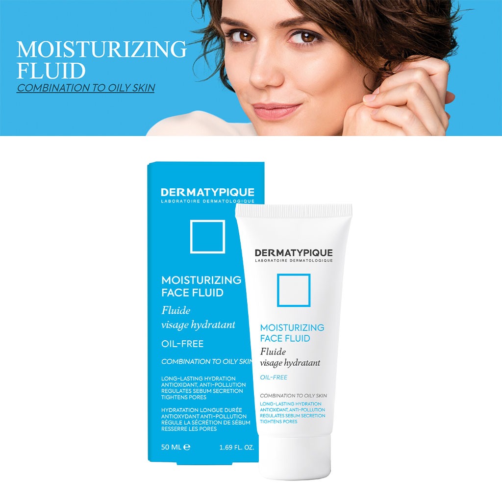 Dermatypique Moisturizing Face Fluid For Combination Skin To Oily Skin 50ml