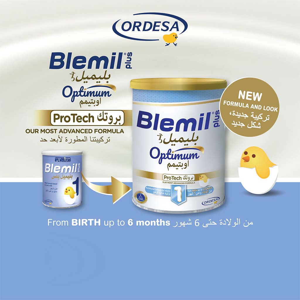Blemil Plus Optimum Protech Stage 1 Baby Milk Formula For 0 To 6 Months 400g