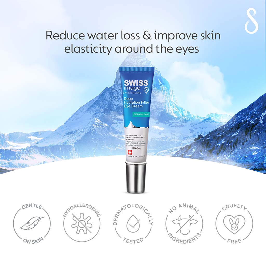Swiss Image Essential Care Deep Hydration Filler Eye Cream For All Skin Types 15ml