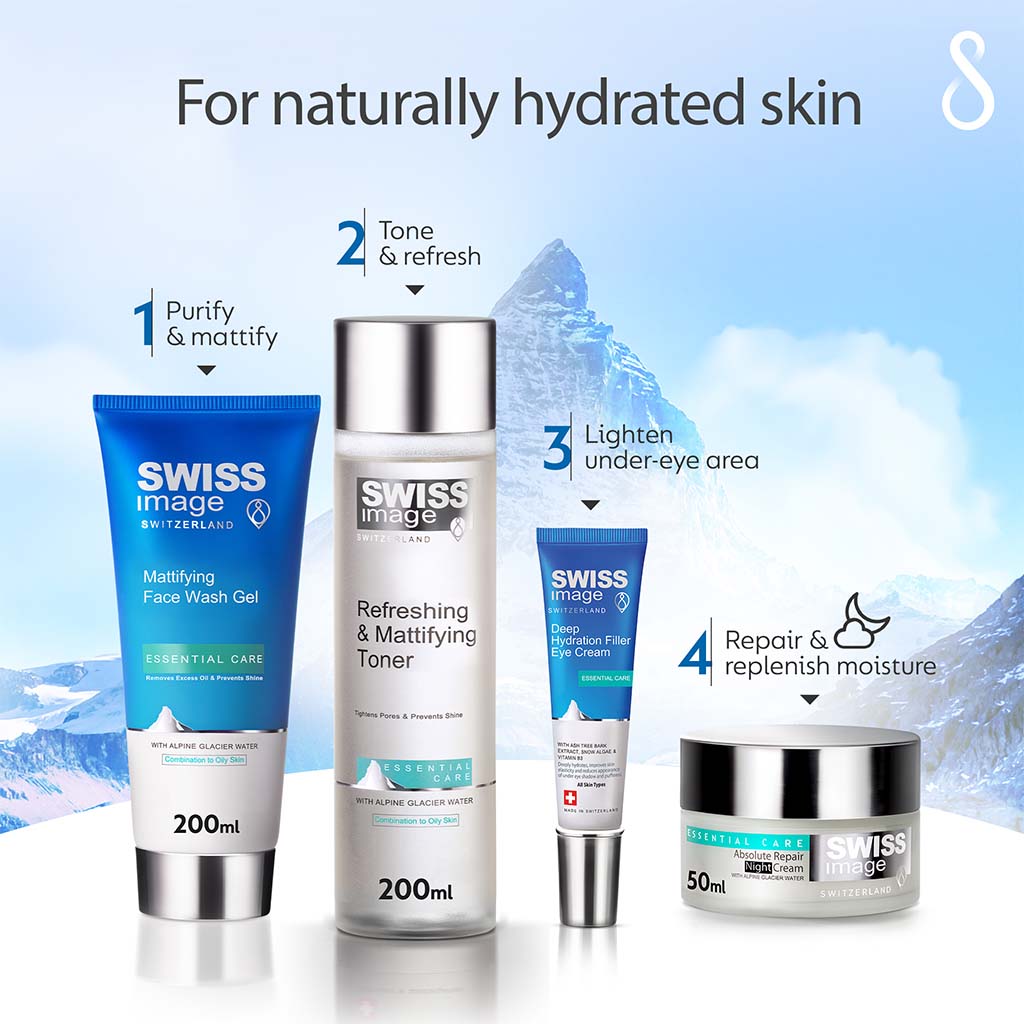 Swiss Image Essential Care Deep Hydration Filler Eye Cream For All Skin Types 15ml