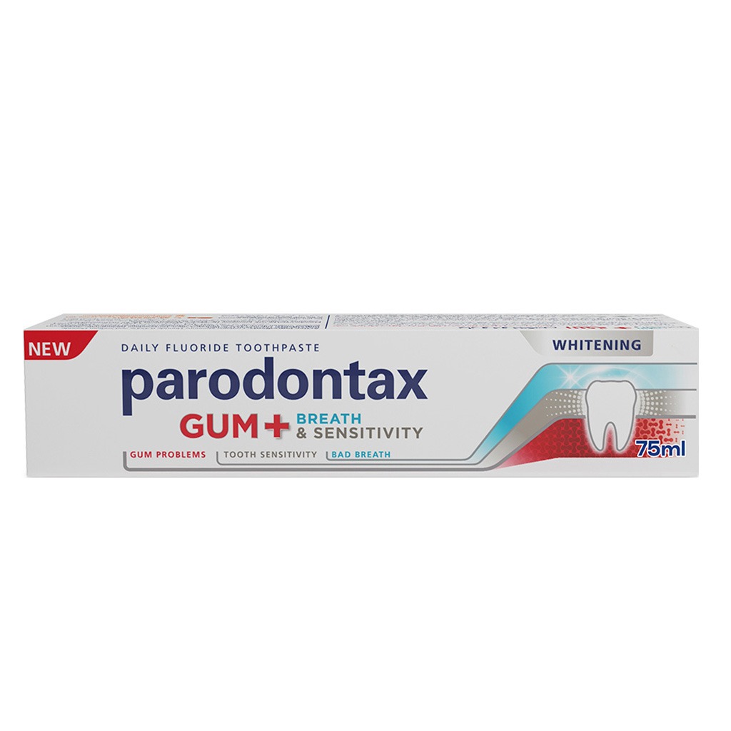 Parodontax Gum + Breath & Sensitivity Whitening Toothpaste 75ml