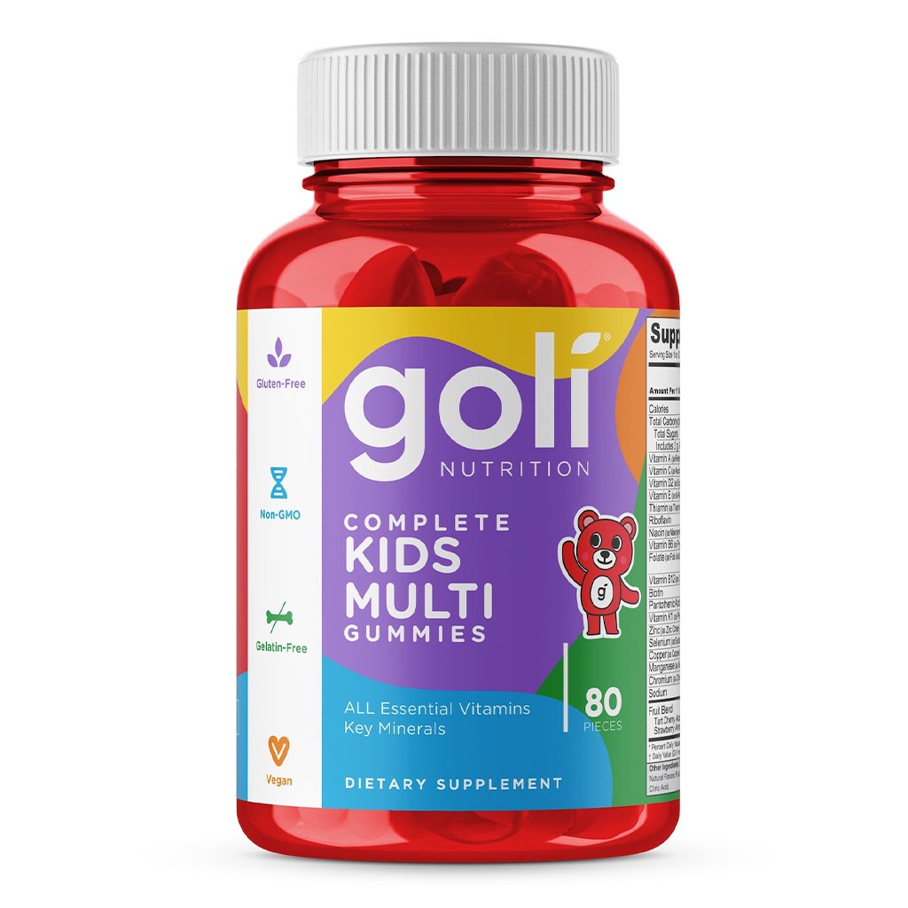 Goli Nutrition Complete Kids Multi Gummies With All Essential Vitamins & Minerals, Pack of 80's