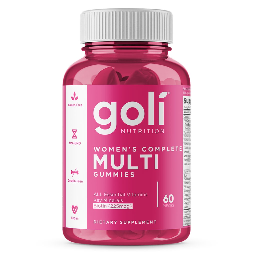 Goli Nutrition Women's Complete Multi Gummies With All Essential Vitamins & Minerals, Pack of 60's