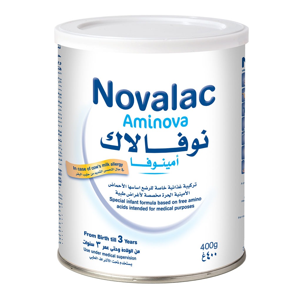 Novalac Aminova Amino Acids Based Infant Milk Formula For 0 To 3 Years 400g