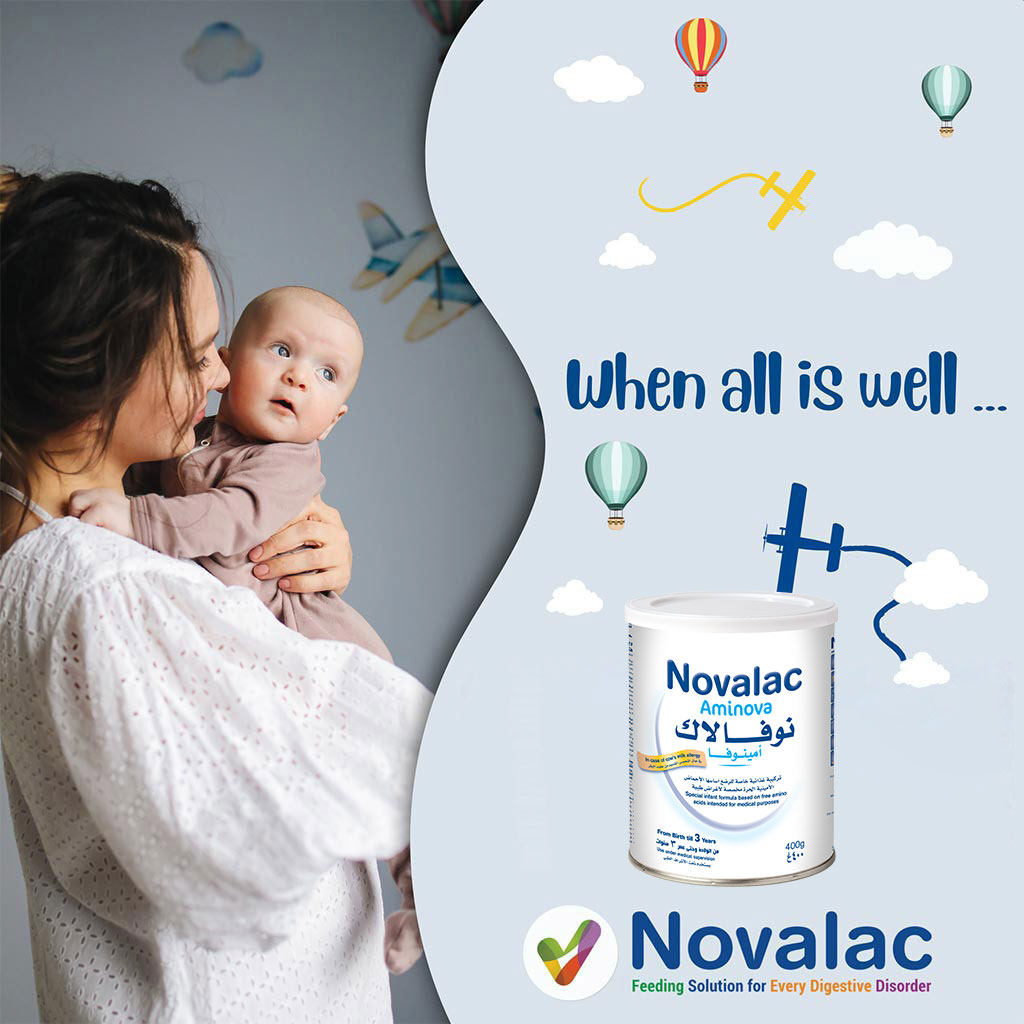 Novalac Aminova Amino Acids Based Infant Milk Formula For 0 To 3 Years 400g
