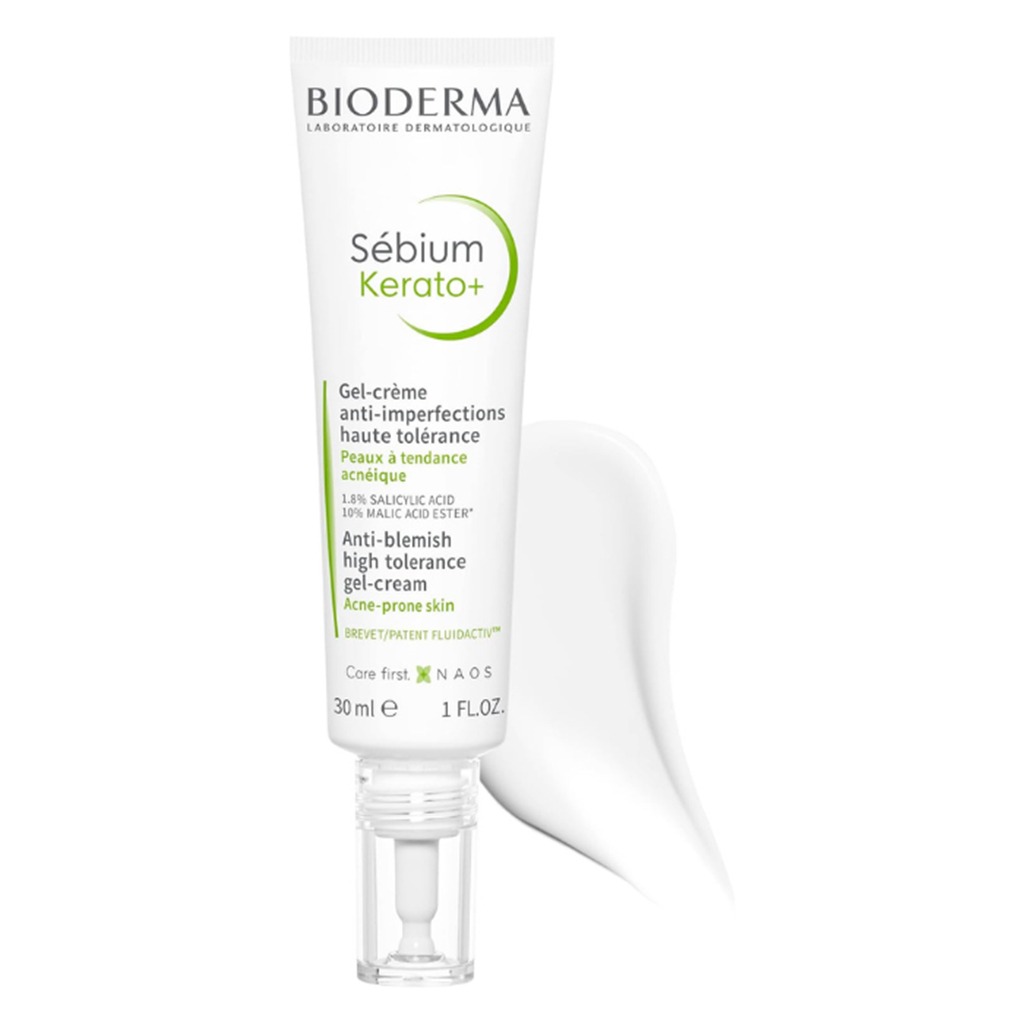 Bioderma Sebium Kerato+ Anti-Blemish High Tolerance Gel-Cream For Acne-Prone Skin 30ml