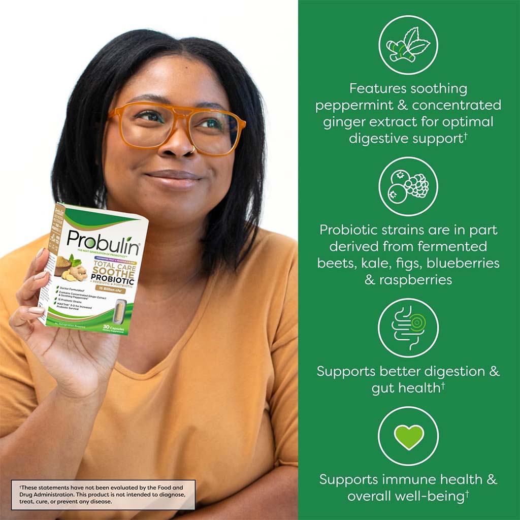 Probulin Total Care Soothe Probiotic Capsules 30's