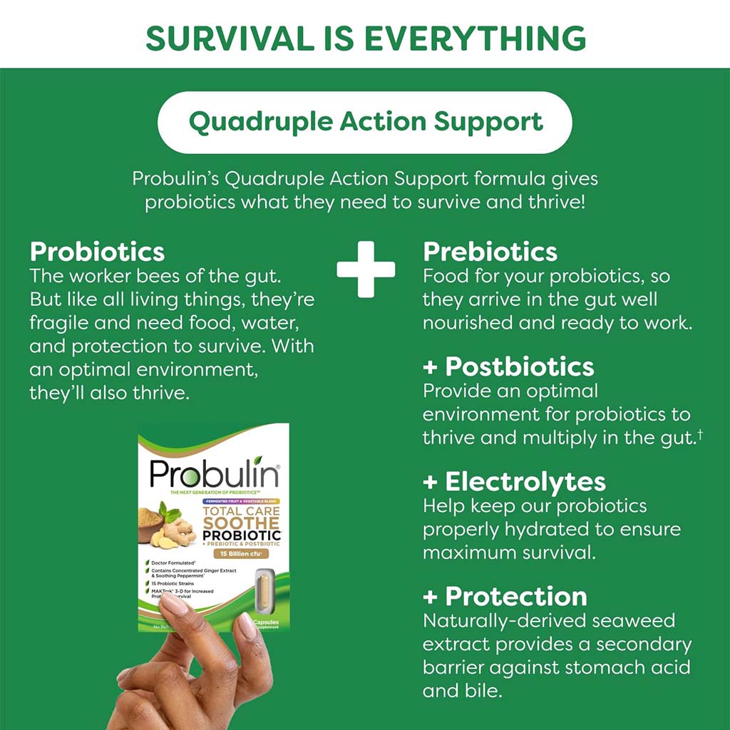 Probulin Total Care Soothe Probiotic Capsules 30's