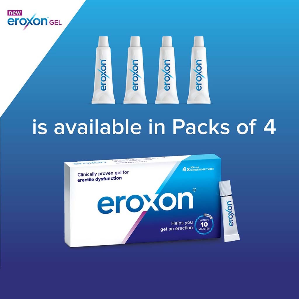 Eroxon Topical Gel, Pack of 4 Single Dose Tubes