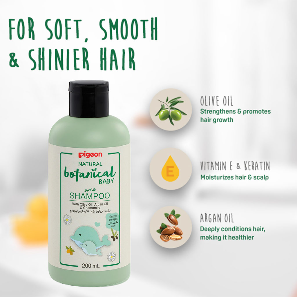 Pigeon Natural Botanical Baby Shampoo 200ml