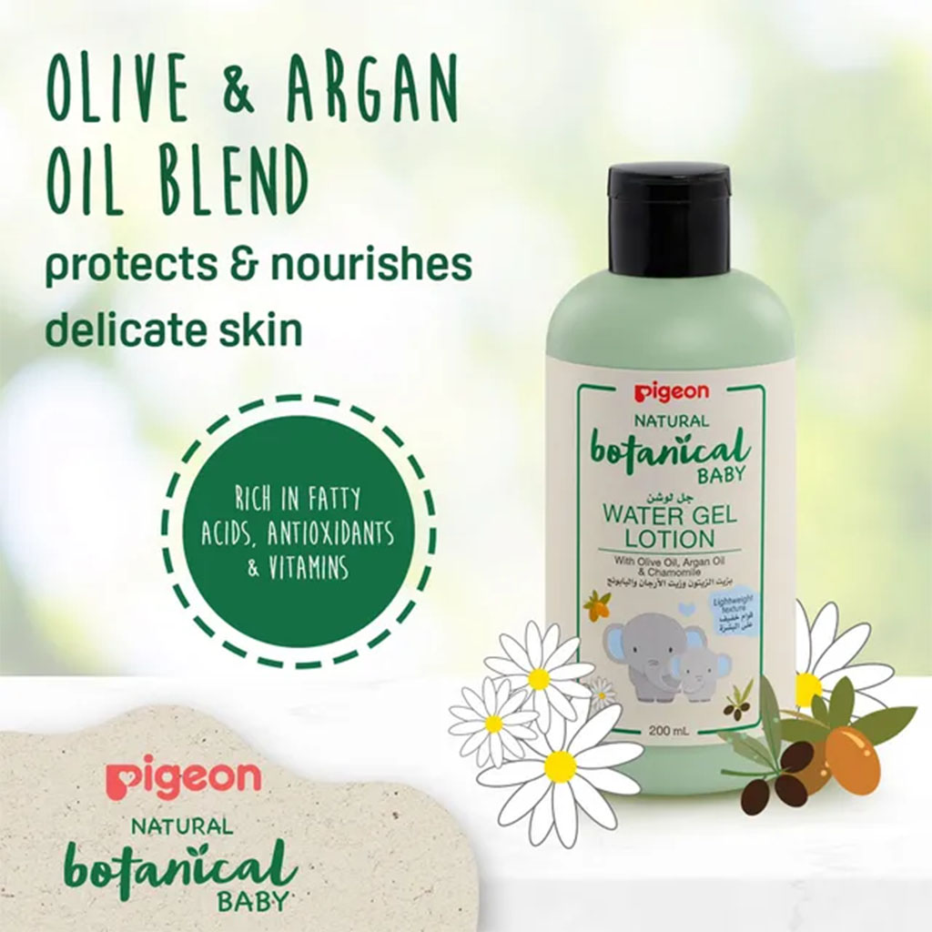 Pigeon Natural Botanical Baby Water Gel Lotion 200ml