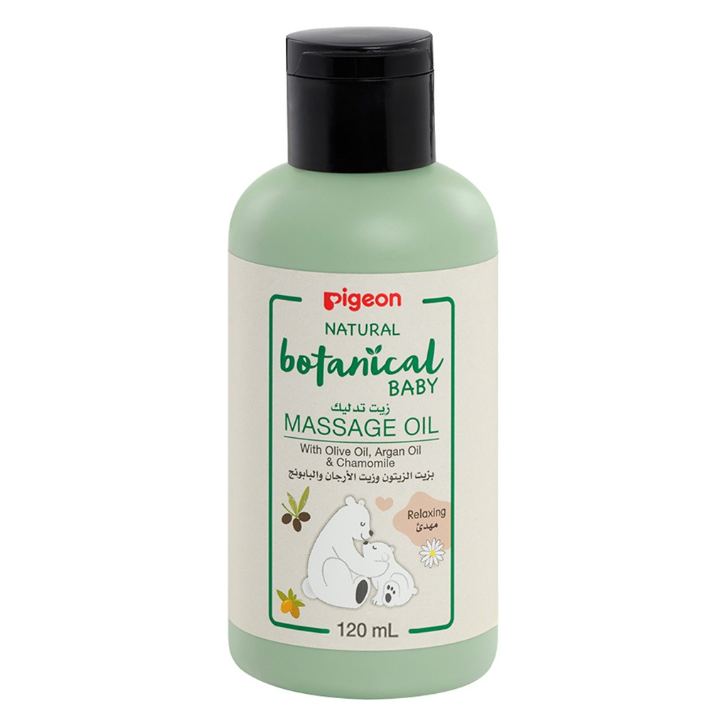 Pigeon Natural Botanical Baby Massage Oil 120ml