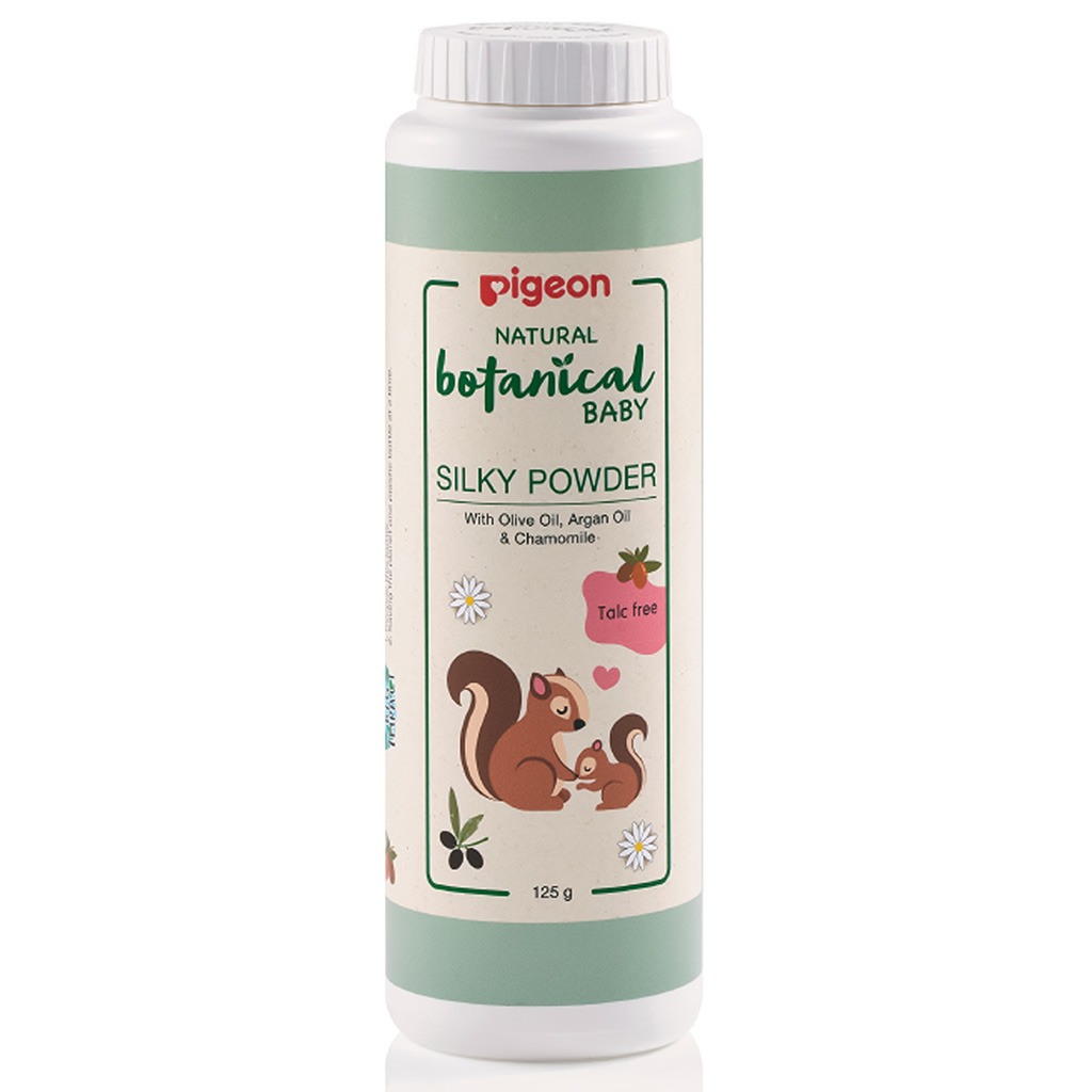 Pigeon Natural Botanical Baby Silky Talc-Free Powder 125g