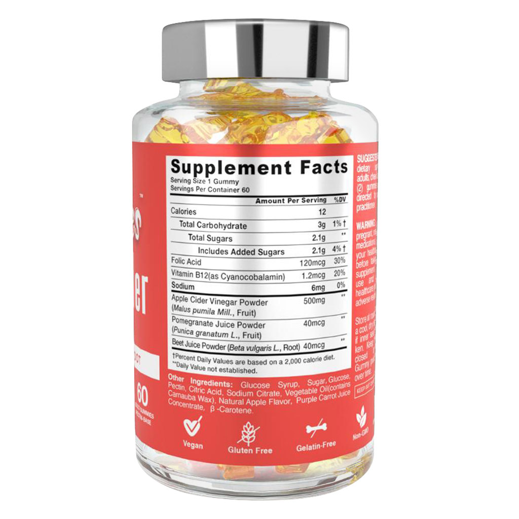 Dr. Gummies Apple Cider Vinegar Gummies For Weight Loss, Pack of 60's